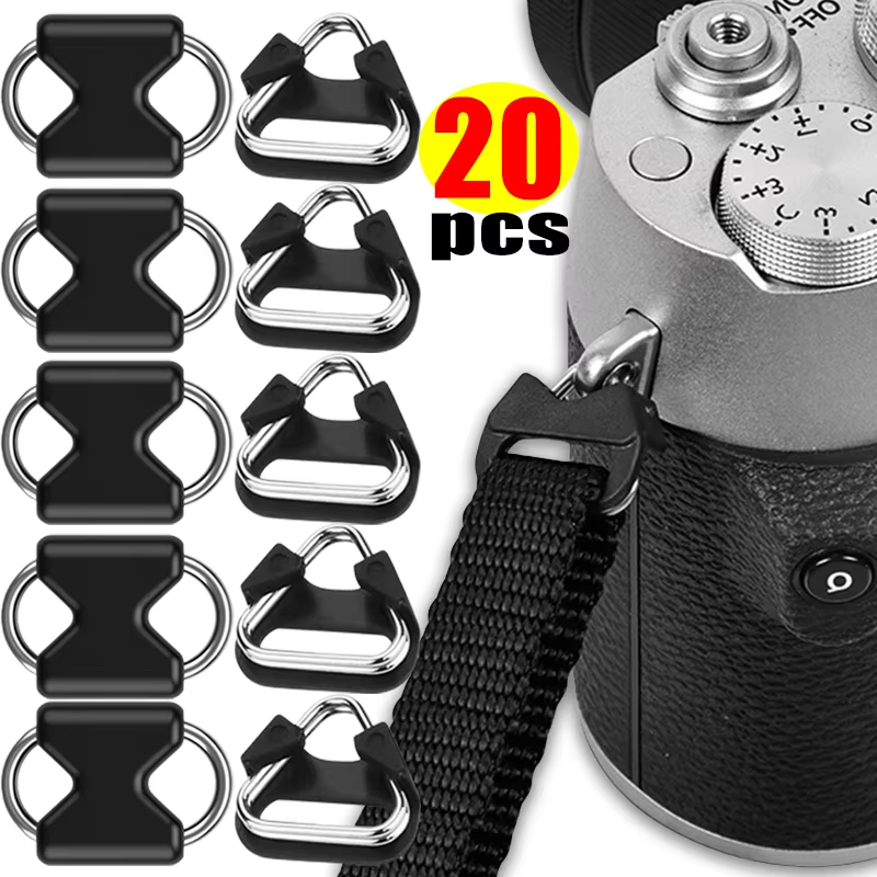 D Ring Strap - 20/2 Pièces Anneaux de fixation triangulaires