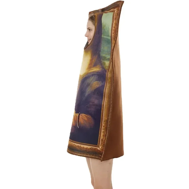 Cosplay Prop Painting - CyFamous peintures Costume Mona Lisa nourriture